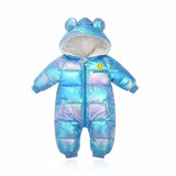 Baby Jumpsuit Padded Cashmere Autumn Winter Rompers