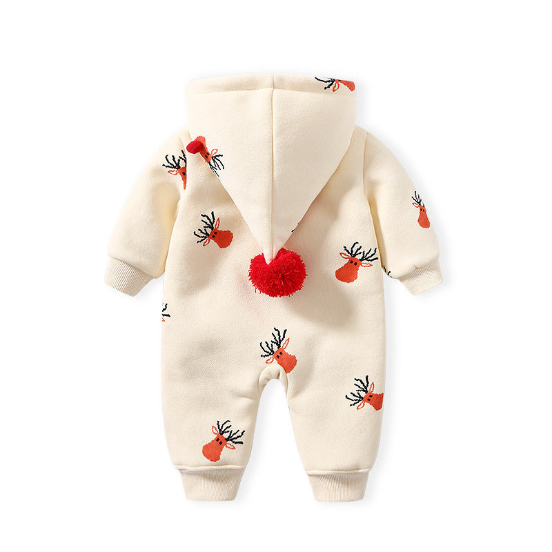 0-2T Baby Padded Warm Ins Crawling Romper