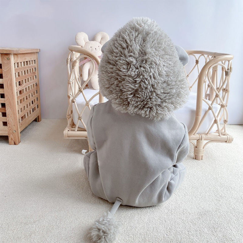 0-3Y Baby Jumpsuit Autumn Newborn Infant Cute Lion Romper