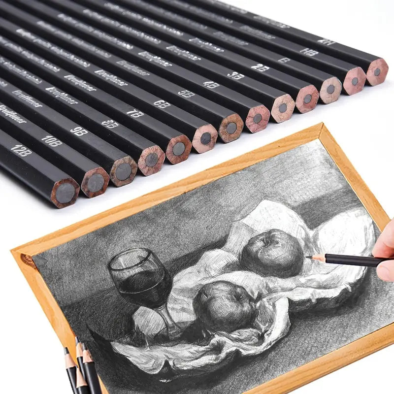 160pcs/set Sketch Pencils Set