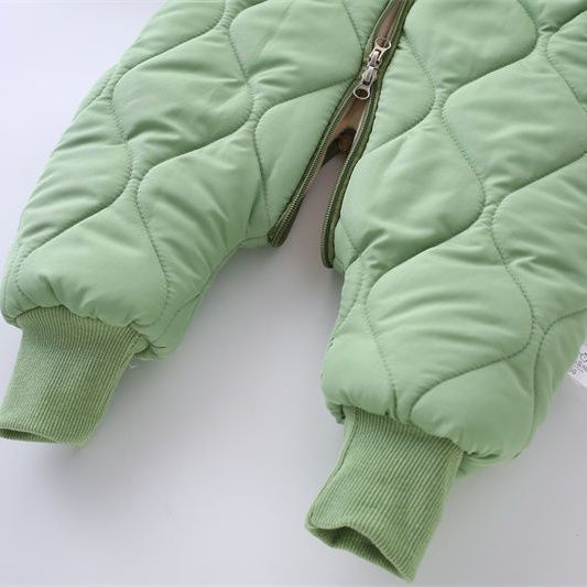 Baby Girl Down Cotton Bodysuit Autumn Winter Thickening Rompers