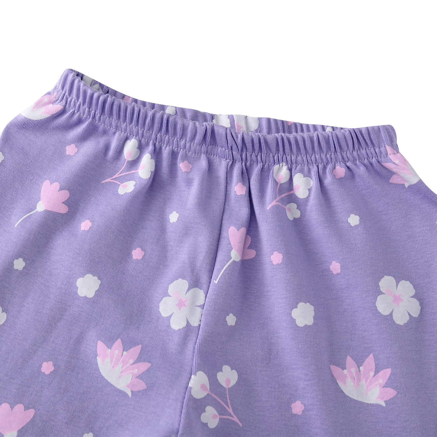 Kid Girl Flamingo Printed Home Pajamas