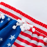 Baby Girls Cotton Independence Day Sling Sets 2 Pcs