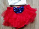 Boy Baby Girl Princess July 4th Independence Day Unicorn Print Sets