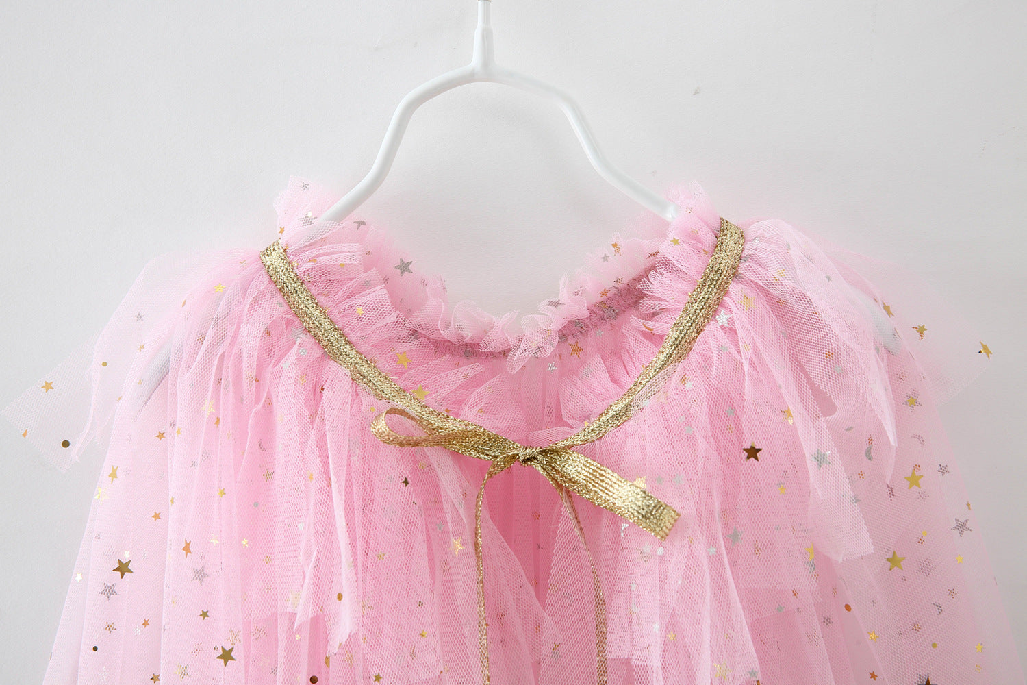 Kid Baby Girl Frozen Princess Aisha Wearing Yarn Halloween Shawl Coats