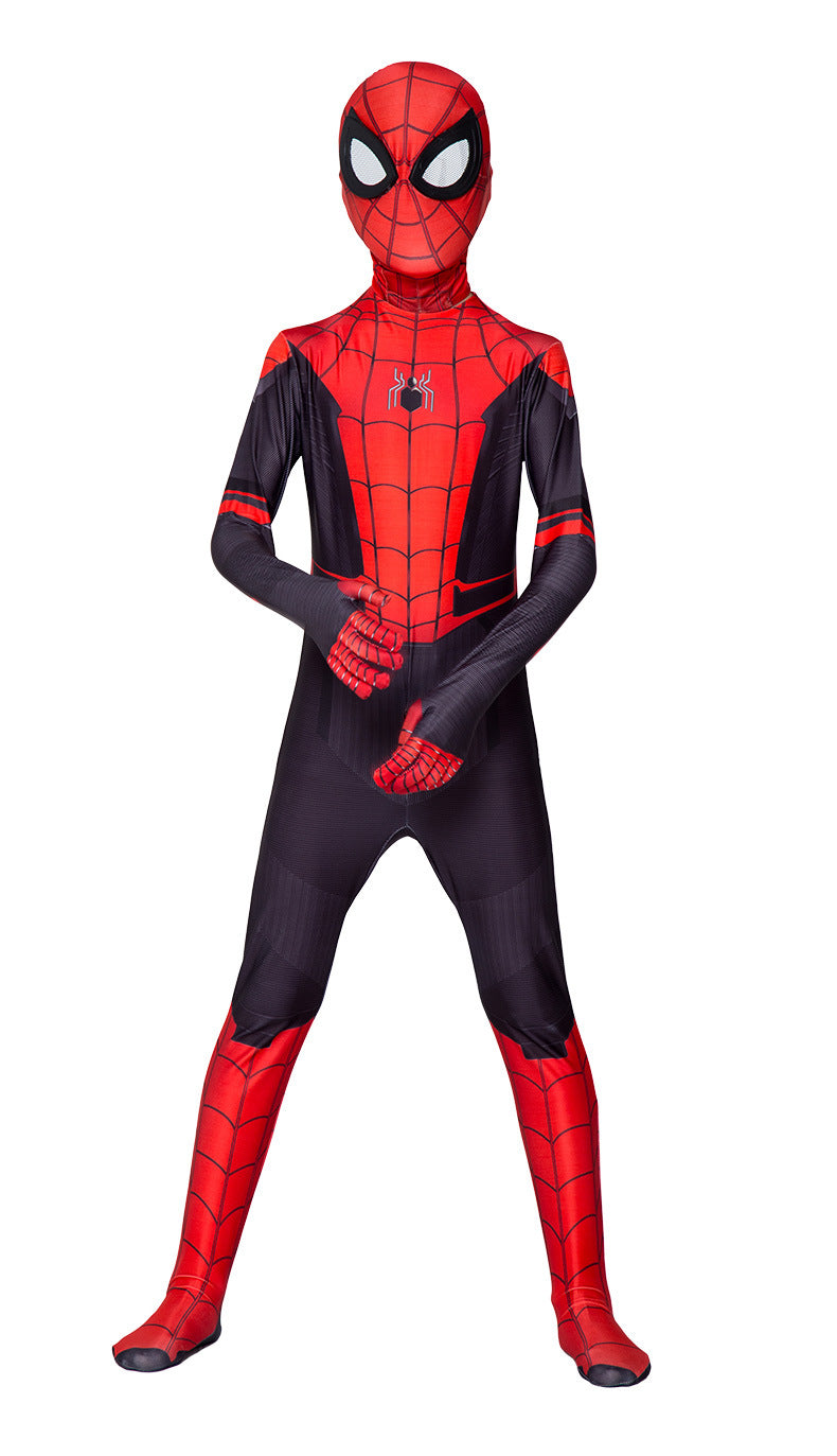 Halloween Kid Boy Spider Hero Cosplay Siamese Costume