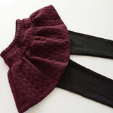 Kid Girls Autumn Winter Culottes Velvet Pants