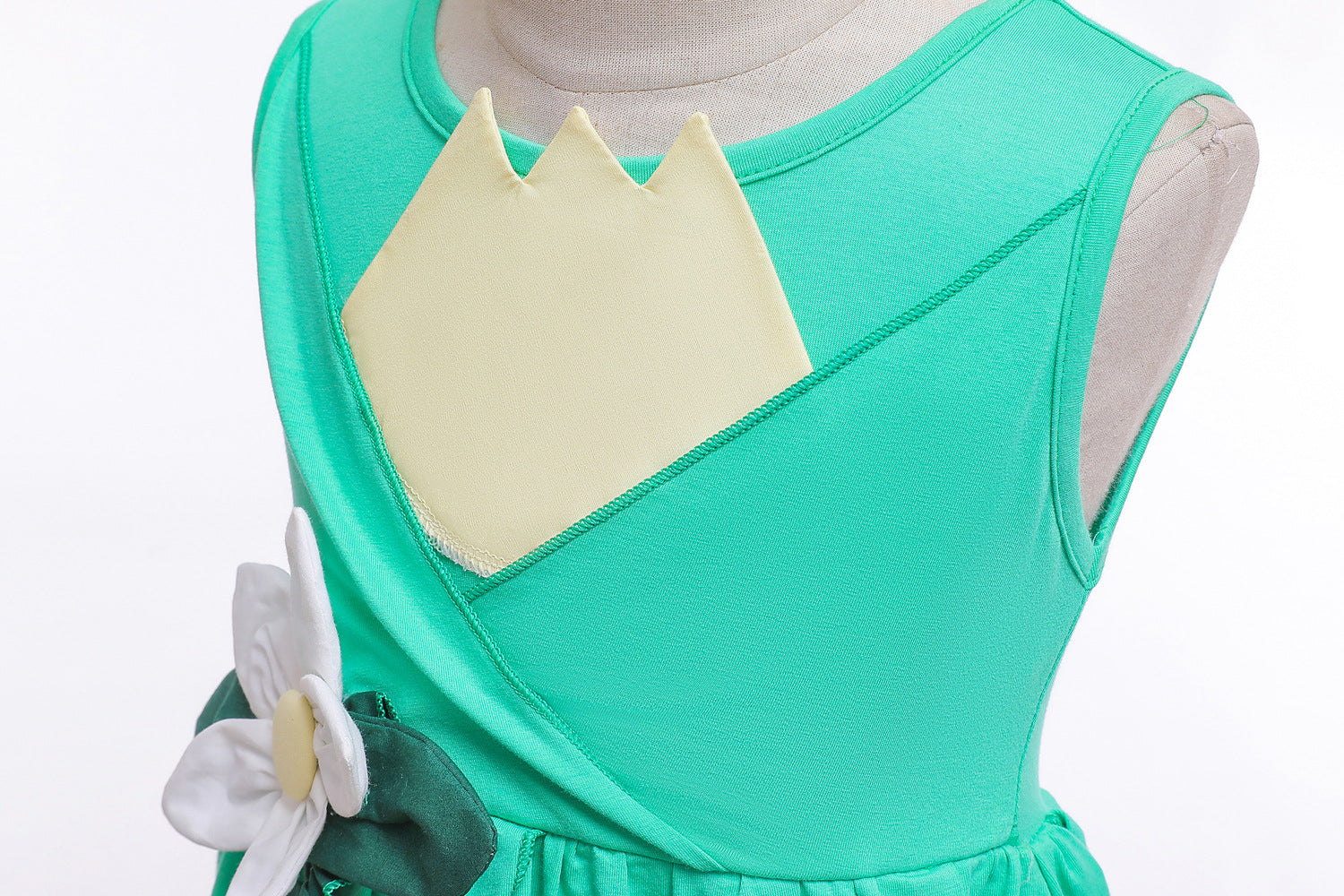 Kid Baby Girl Princess Frog Halloween Tiana Dresses