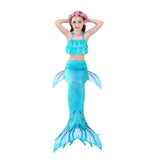 Kid Girl Mermaid Bikini Swimsuit Swimwear