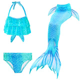 Kid Girl Mermaid Bikini Swimsuit Swimwear