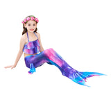 Kid Girl Mermaid Bikini Swimsuit Swimwear