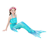 Kid Girl Mermaid Bikini Swimsuit Swimwear