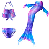 Kid Girl Mermaid Bikini Swimsuit Swimwear