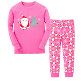 Kid Baby Boys Girls Christmas New Year Cartoon Home Pajamas