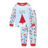 Kid Baby Boys Girls Christmas New Year Cartoon Home Pajamas