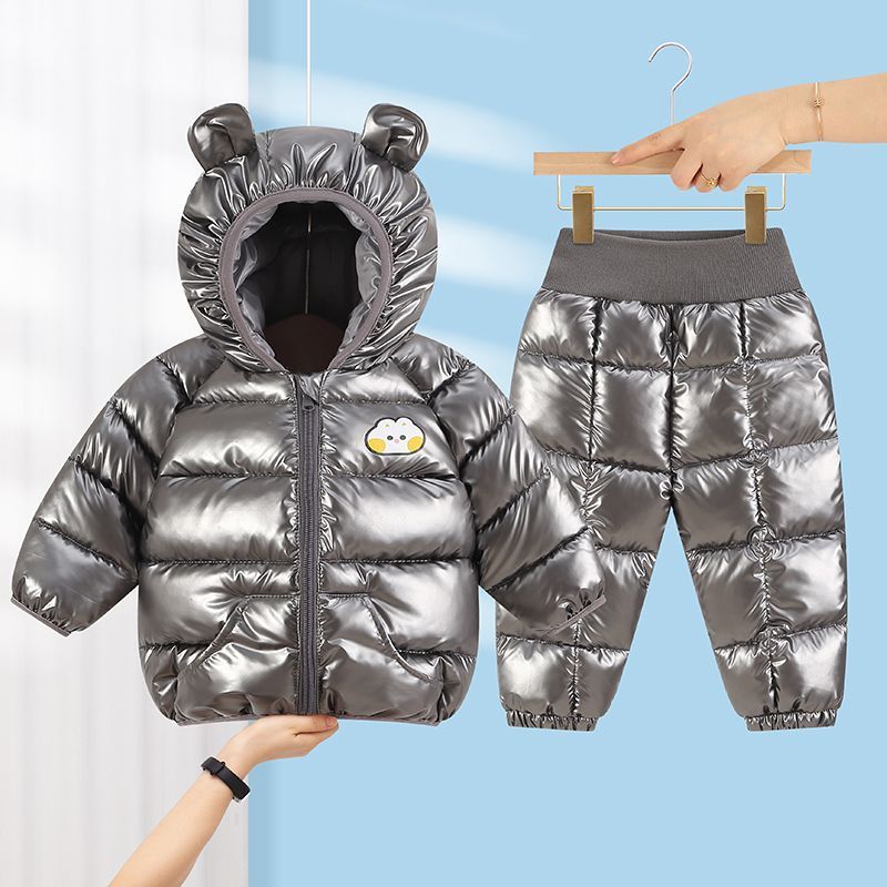 Kid Baby Girl Boy Cotton Free Wash Warm Sets 2 Pcs