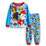 Kid Baby Boy Cartoon Long Sleeved Home Casual Pajamas