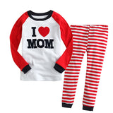 Kid Girl Long Sleeved Cartoon Home Pajamas