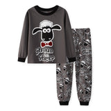 Kid Baby Boy Cartoon Long Sleeved Home Casual Pajamas