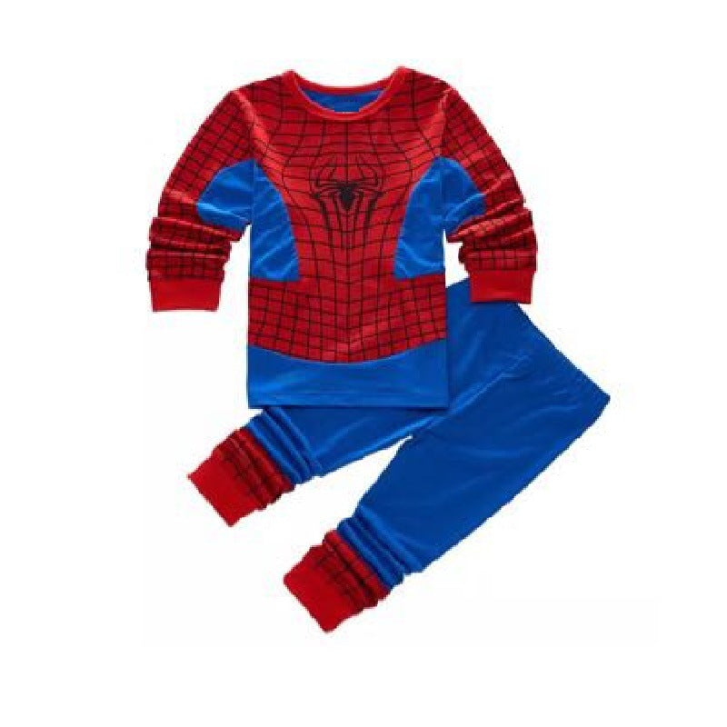 Kid Baby Boy Cartoon Long Sleeved Home Casual Pajamas