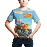 Animal Moritomo 3D Printed Children'Anime Cartoon T-shirt