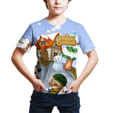 Animal Moritomo 3D Printed Children'Anime Cartoon T-shirt