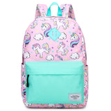 Kid Schoolbag Primary School Unicorn Backpack 3pcs Set