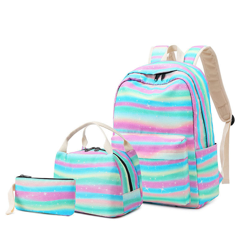 Kid Rainbow Elementary Backpack School Bag