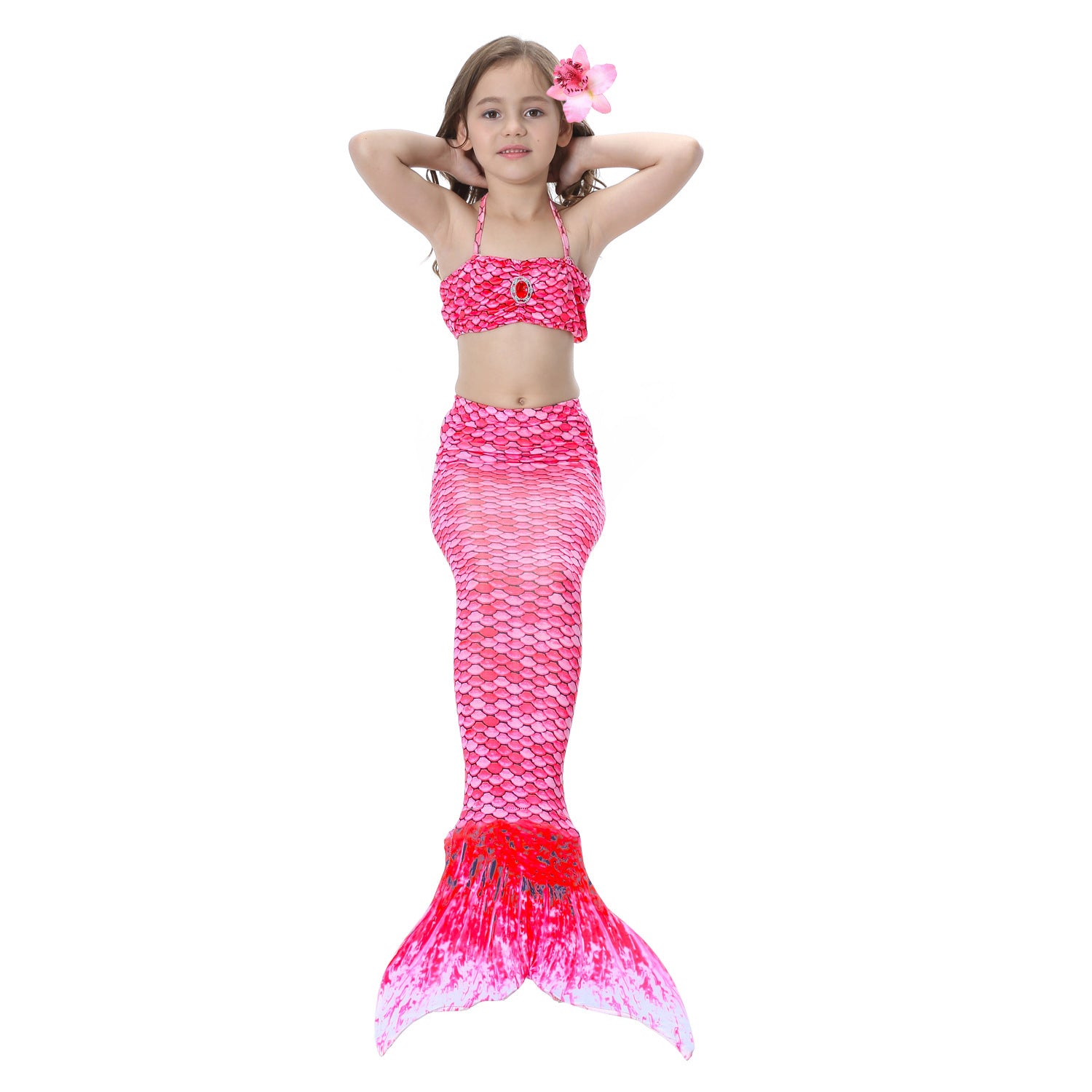 Kid Girl Mermaid Swimsuit Bikini Swimwear