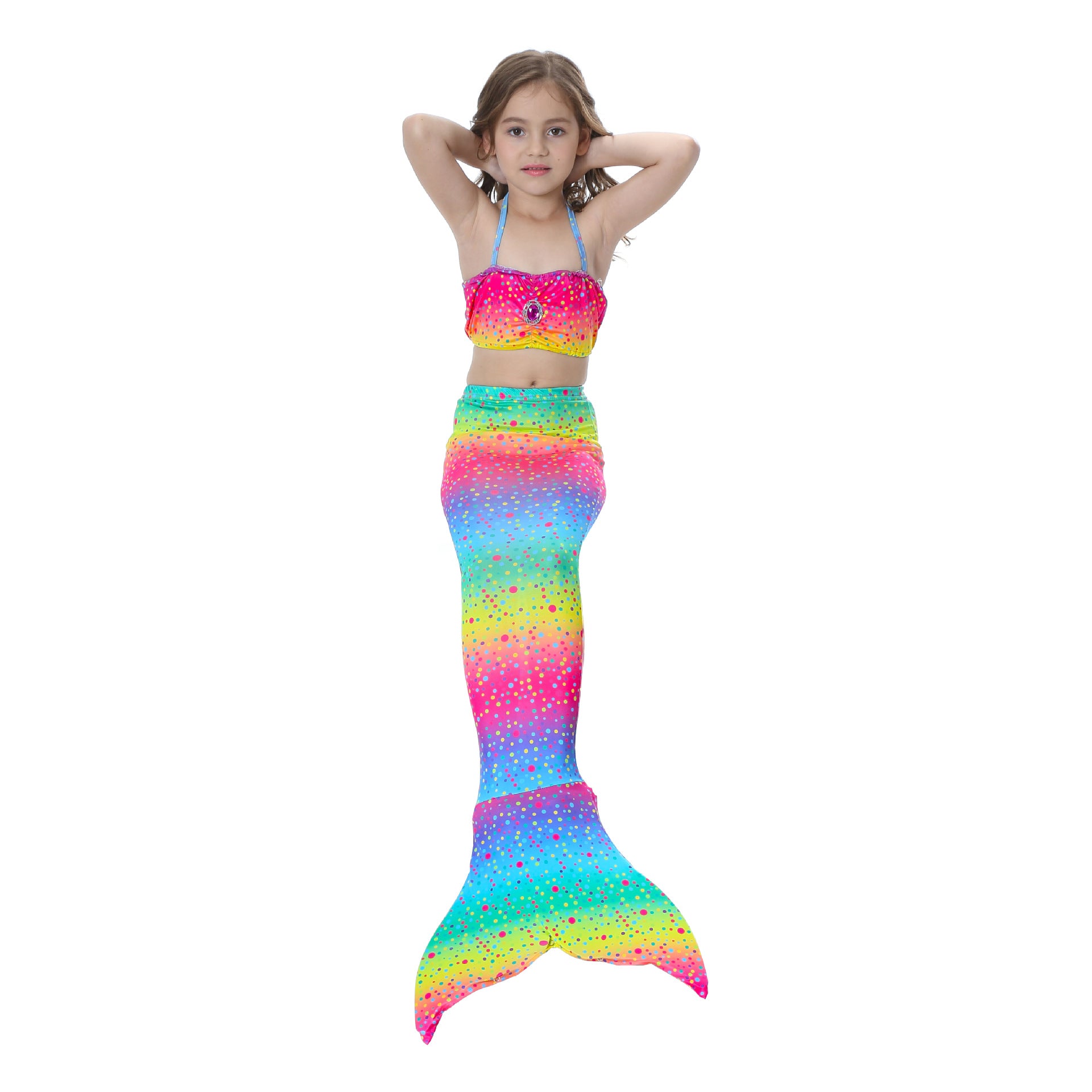 Kid Girl Mermaid Swimsuit Bikini Swimwear