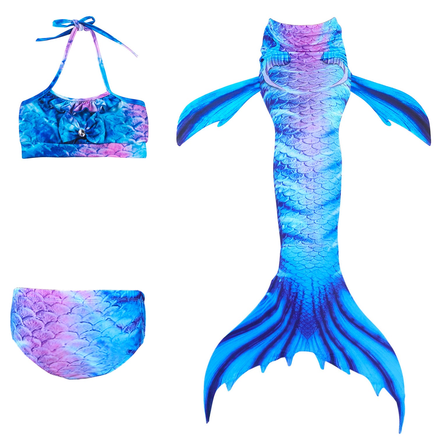 Kid Girl Summer Bikini Mermaid Swimsuit
