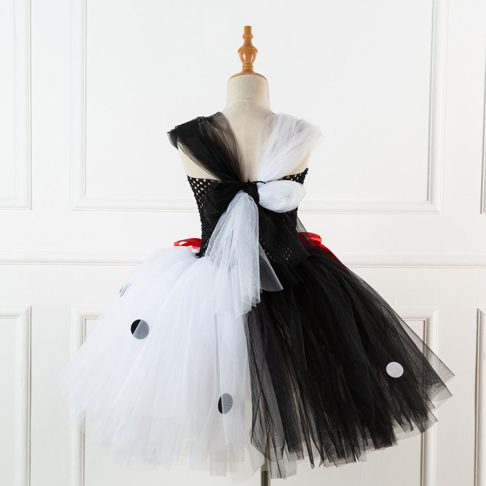 Halloween Kid Girl Princess Performance Tulle Party Dress
