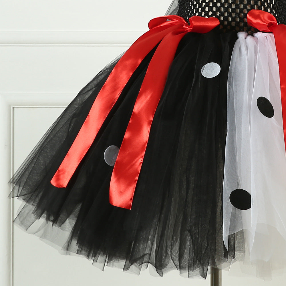 Halloween Kid Girl Princess Performance Tulle Party Dress