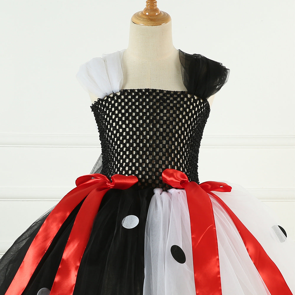 Halloween Kid Girl Princess Performance Tulle Party Dress