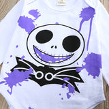 Halloween Baby Little Boy INS Long Sleeve Bodysuit 3 Pcs Set