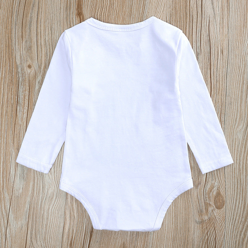 Halloween Baby Little Boy INS Long Sleeve Bodysuit 3 Pcs Set