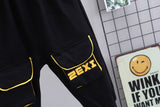 Kid Boy Autumn Letters Long Sleeve  Sport Letter Suit 2 Pcs Sets