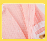 Baby Autumn Winter Cotton Three-layer Warm One-piece Thickened Rompers