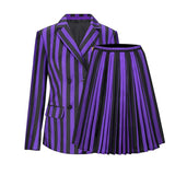 3-8T Kid Halloween Wednesday Black Cosplay Costume