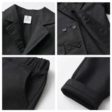 Kid Baby Boy British Spring Suit 3pcs Set