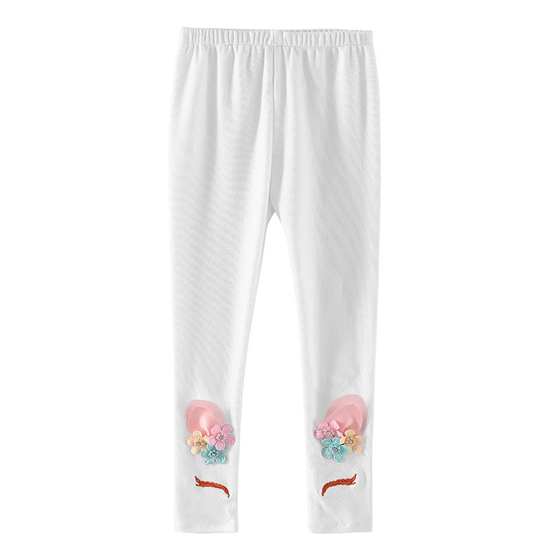 Kid Baby Girls Unicorn Autumn Leggings Pants