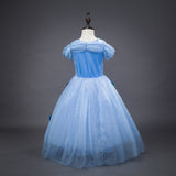 Kid Girl Frozen Halloween Cinderella Princess Dress