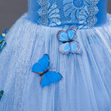 Kid Girl Frozen Halloween Cinderella Princess Dress