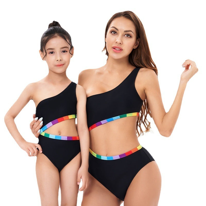 Family Matching Parent-child Swimwear One Piece Bikini Swimsuit