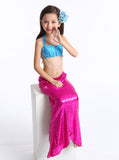 Kid Girls Bikini Swim Tail Mermaid Swimsuit
