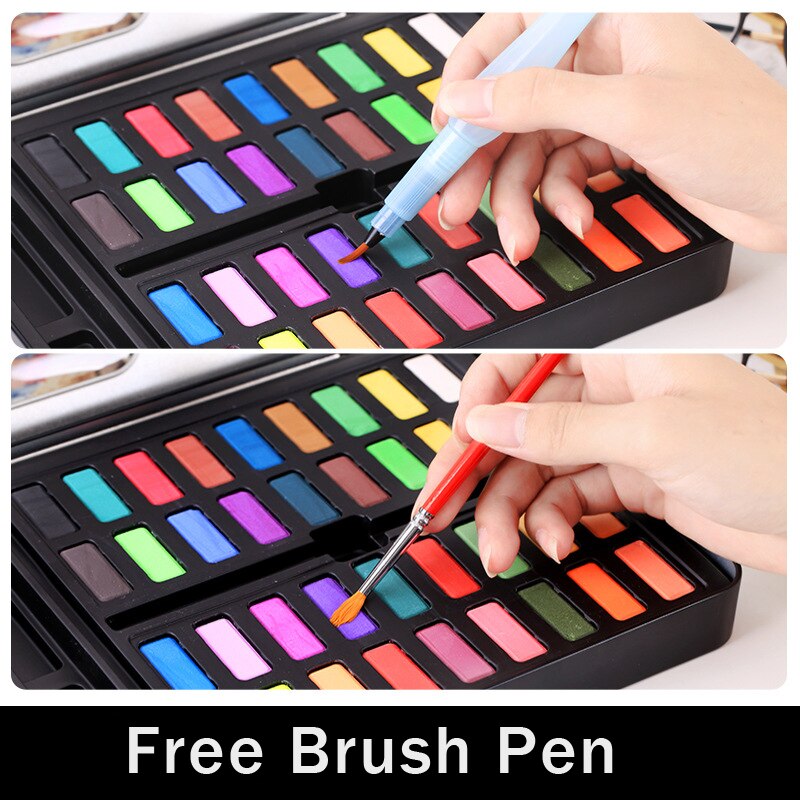 36/48 Colors Watercolor Paint Sets