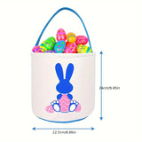 Easter Baskets Canvas Easter Bunny Bucket Easter Basket Stuffer