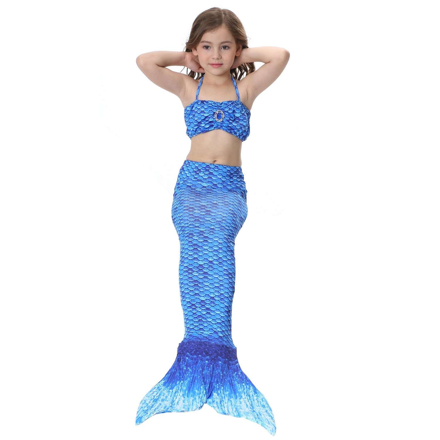 Kid Girl Mermaid Swimsuit Bikini Swimwear