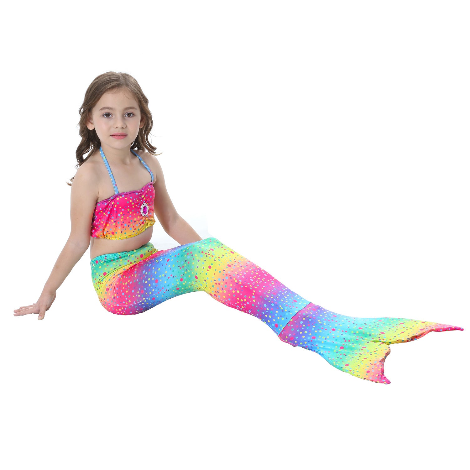 Kid Girl Mermaid Swimsuit Bikini Swimwear