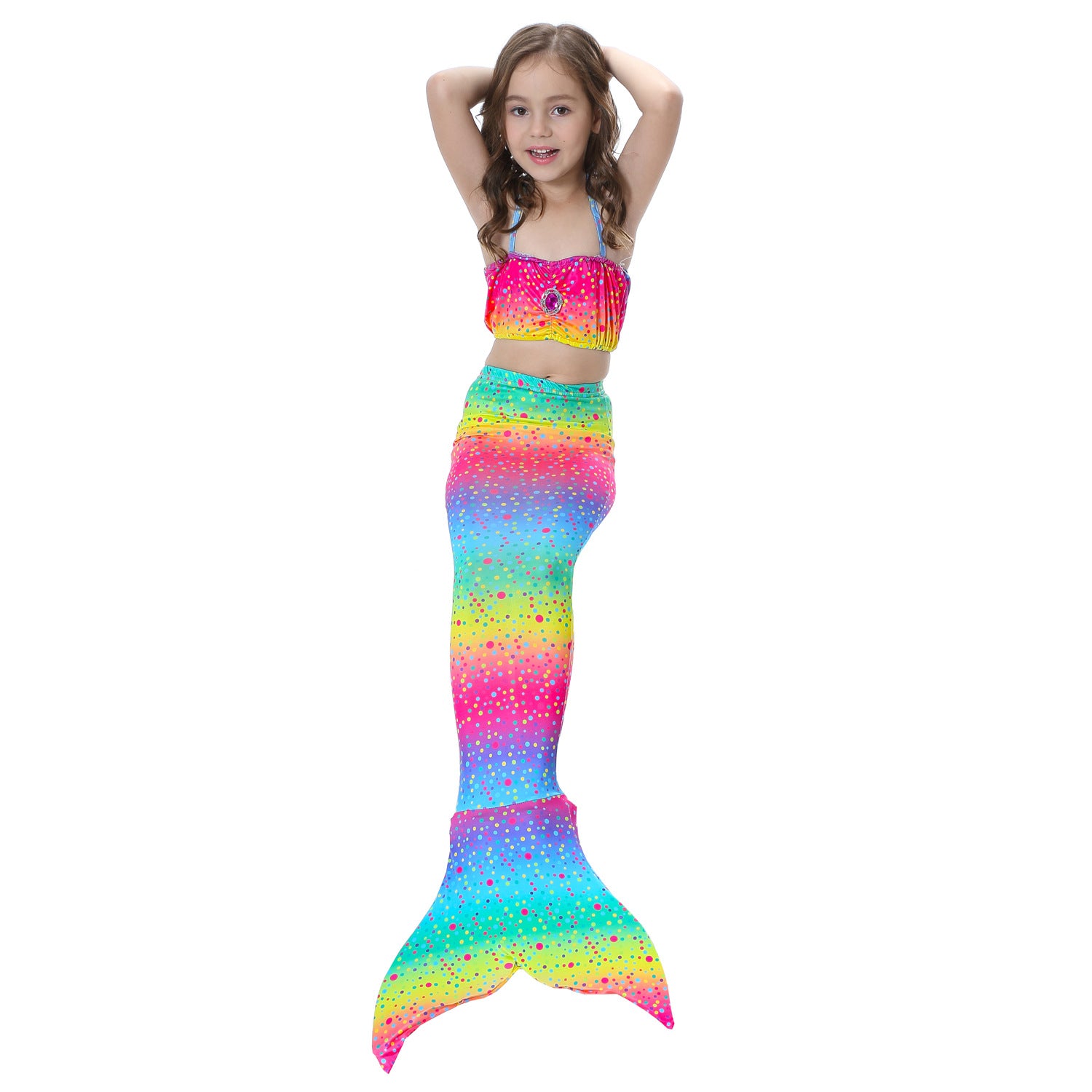 Kid Girl Mermaid Swimsuit Bikini Swimwear